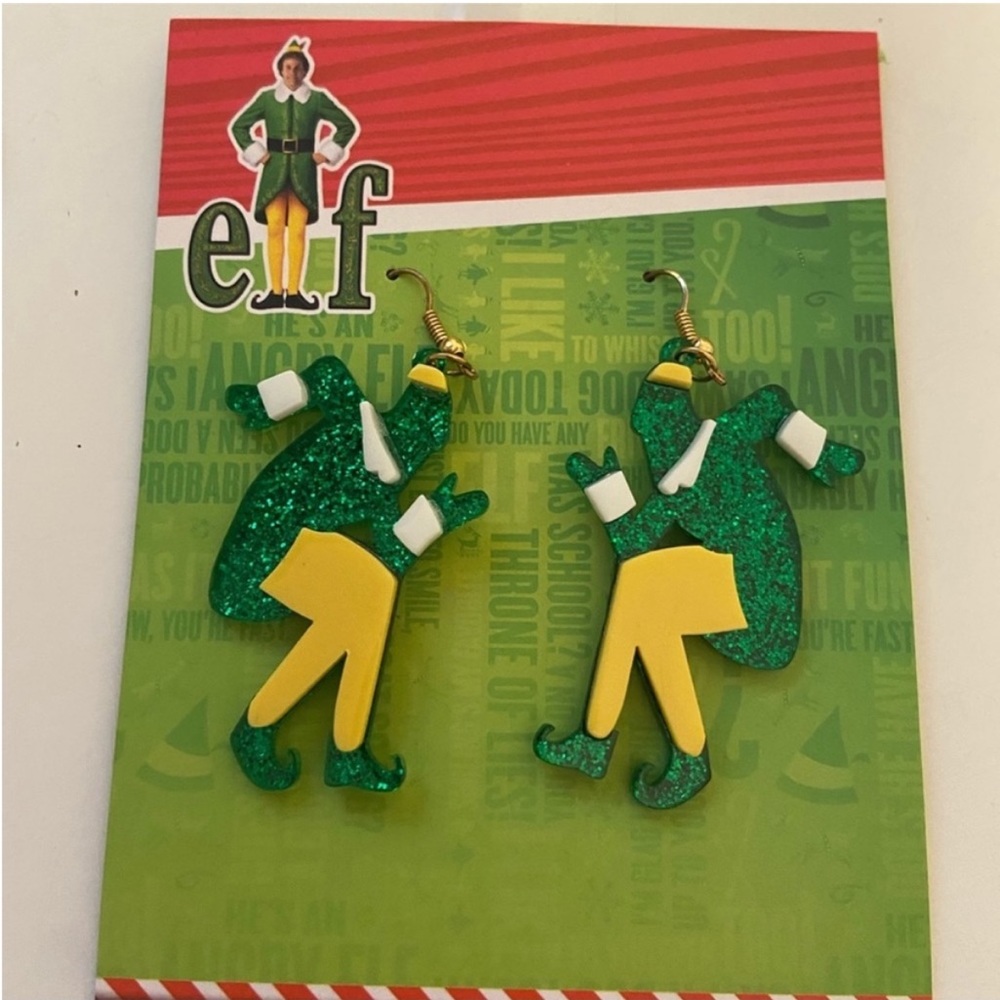 Buddy the elf‎ earrings